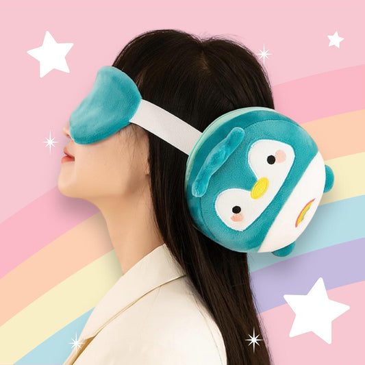 Sleeping mask with pillow